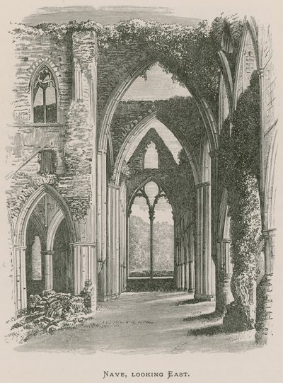 Abadía de Tintern, Nave, mirando al Este de Alexander Francis Lydon